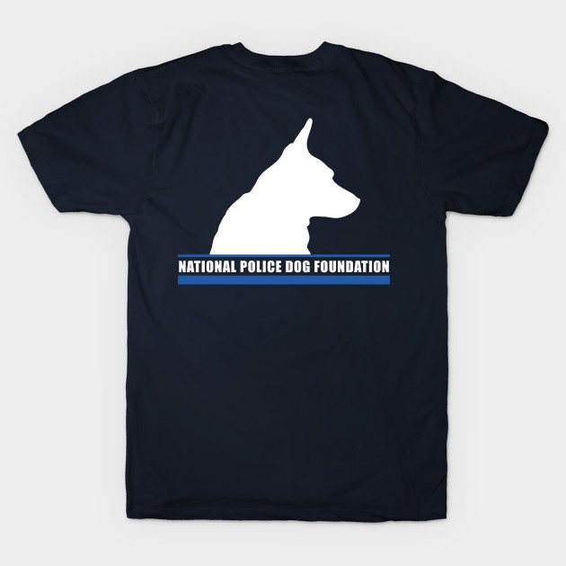 K9 White Outline 2 K9 TShirt TeePublic